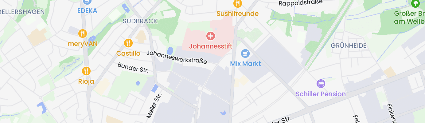 Karte mit dem ungefähren Standort