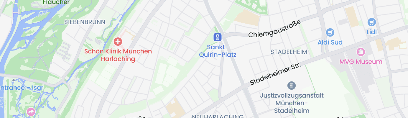 Karte mit dem ungefähren Standort