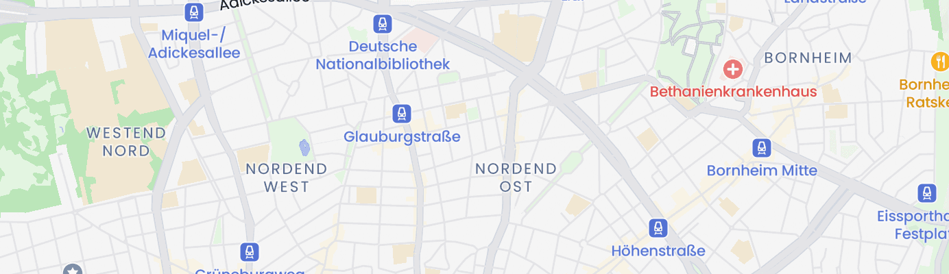 Karte mit dem ungefähren Standort