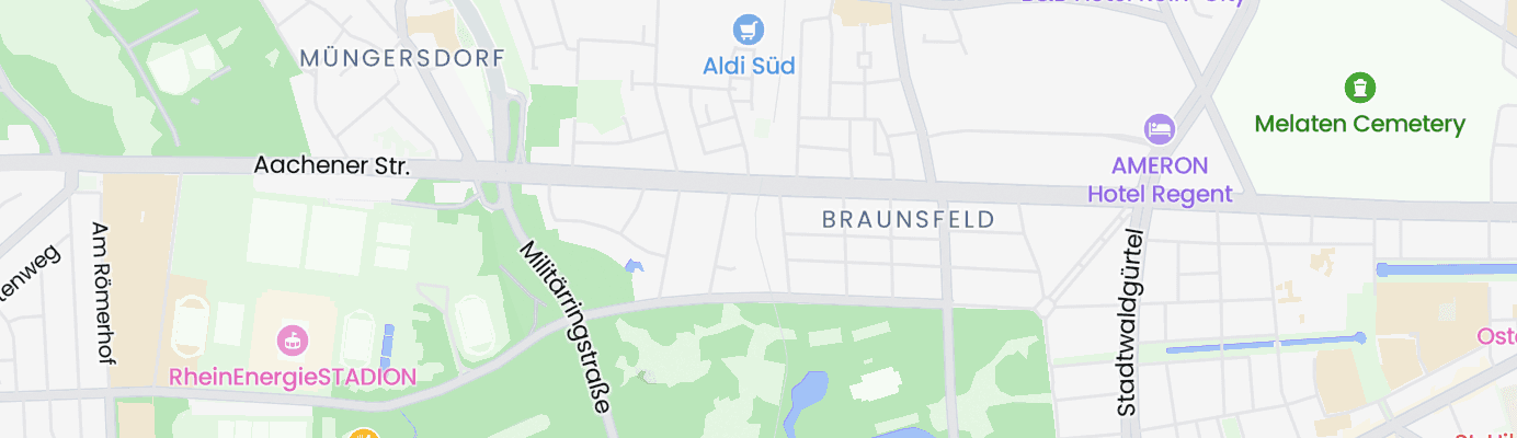 Karte mit dem ungefähren Standort