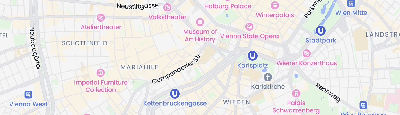 Karte mit dem ungefähren Standort