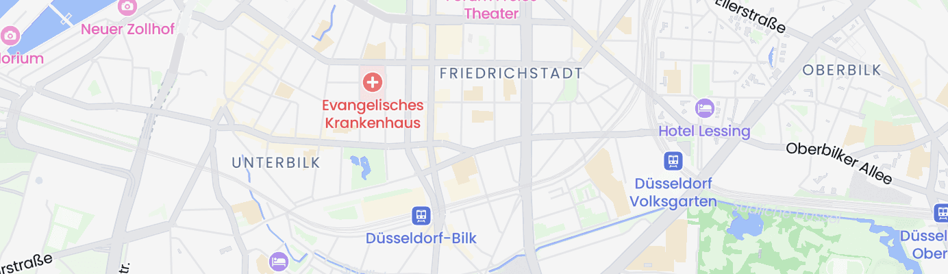 Karte mit dem ungefähren Standort