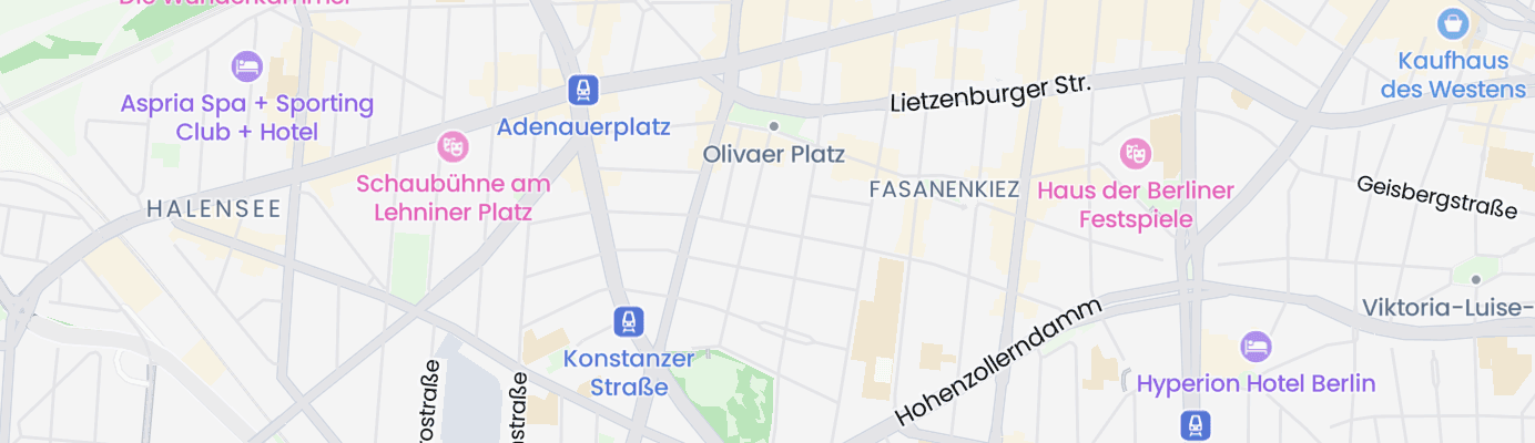 Karte mit dem ungefähren Standort
