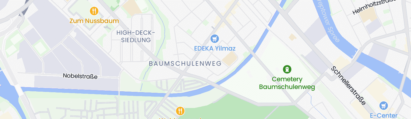 Karte mit dem ungefähren Standort