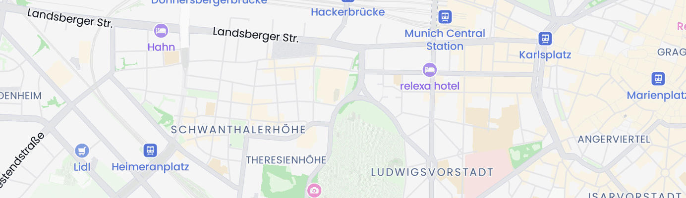 Karte mit dem ungefähren Standort