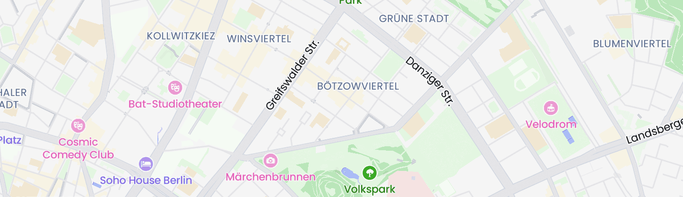Karte mit dem ungefähren Standort