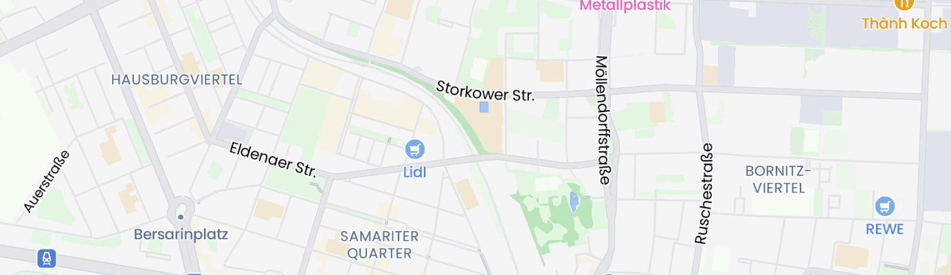 Karte mit dem ungefähren Standort