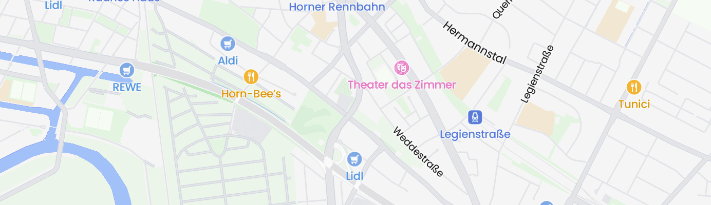 Karte mit dem ungefähren Standort