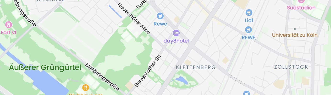 Karte mit dem ungefähren Standort