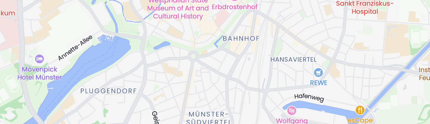 Karte mit dem ungefähren Standort