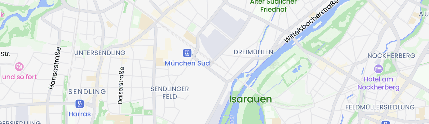 Karte mit dem ungefähren Standort