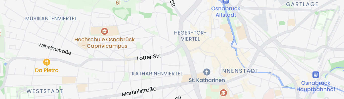 Karte mit dem ungefähren Standort