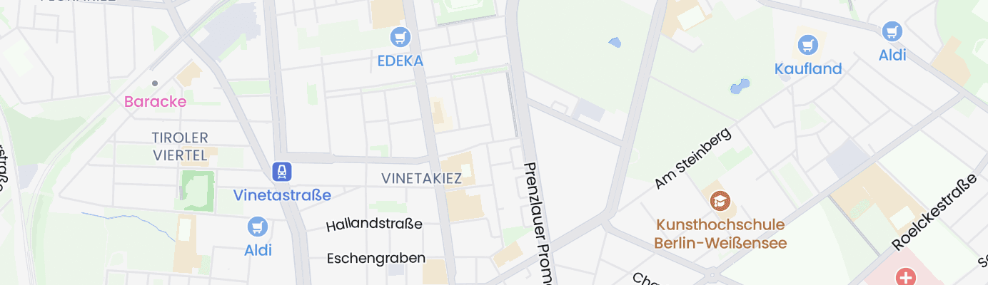 Karte mit dem ungefähren Standort