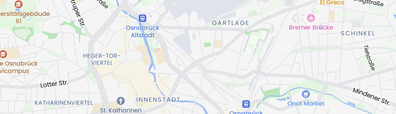 Karte mit dem ungefähren Standort