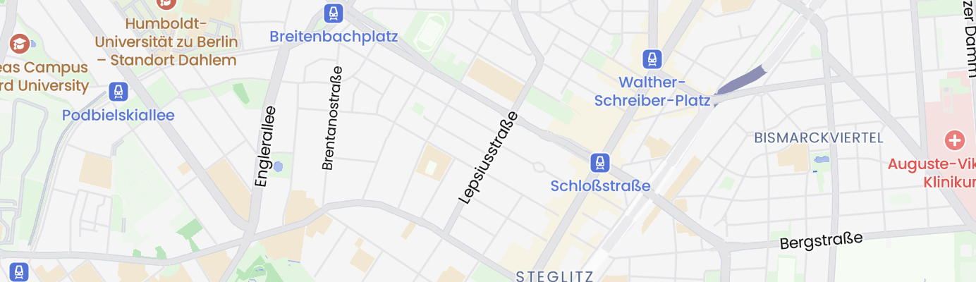 Karte mit dem ungefähren Standort