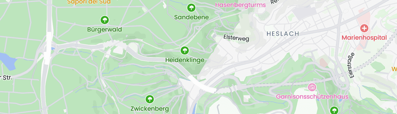 Karte mit dem ungefähren Standort