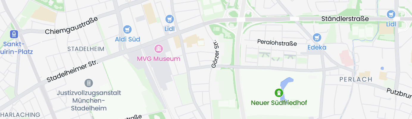 Karte mit dem ungefähren Standort