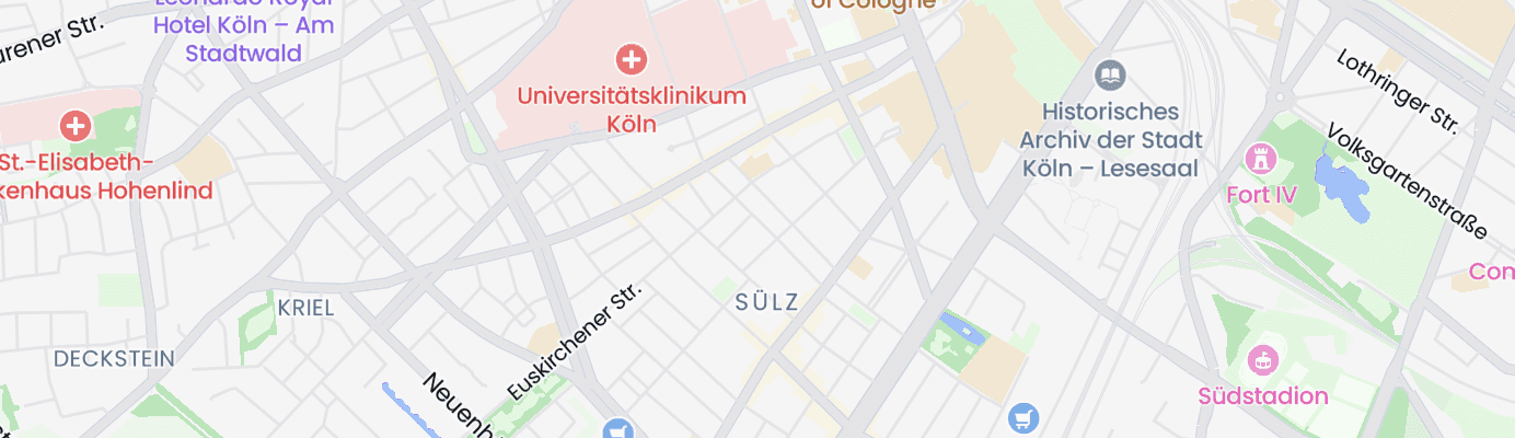 Karte mit dem ungefähren Standort