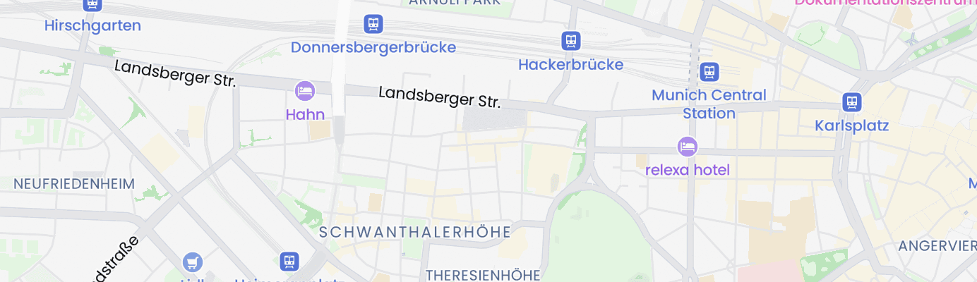 Karte mit dem ungefähren Standort
