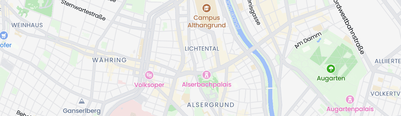 Karte mit dem ungefähren Standort