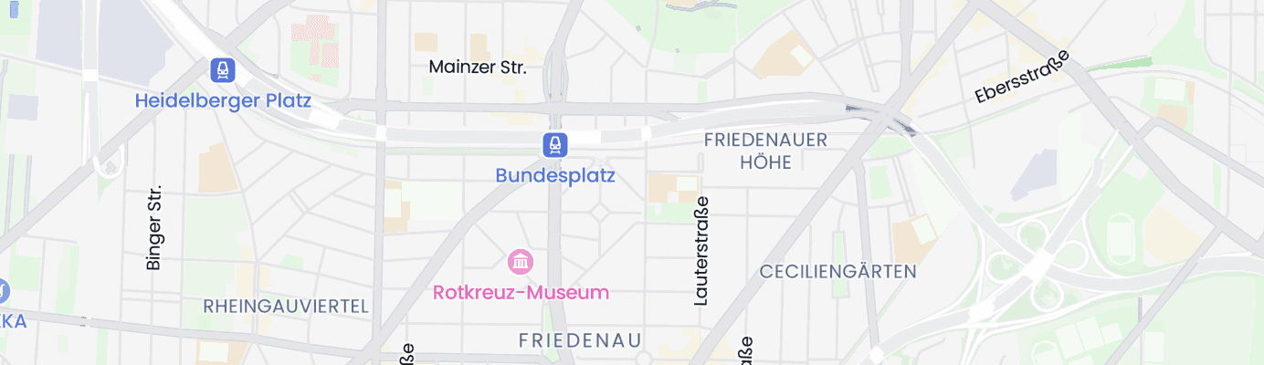 Karte mit dem ungefähren Standort