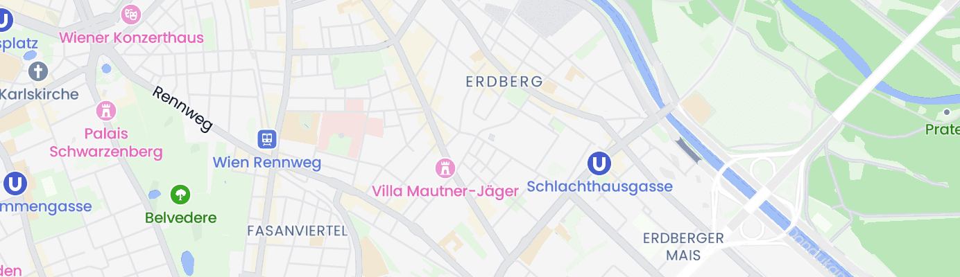 Karte mit dem ungefähren Standort