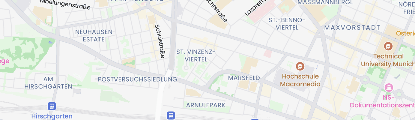 Karte mit dem ungefähren Standort