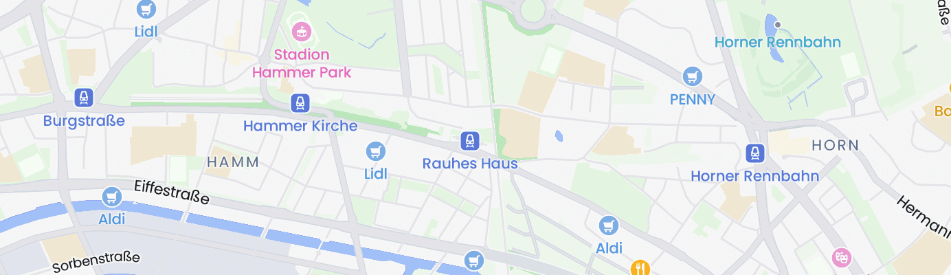 Karte mit dem ungefähren Standort