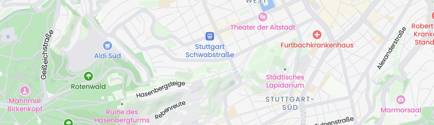 Karte mit dem ungefähren Standort