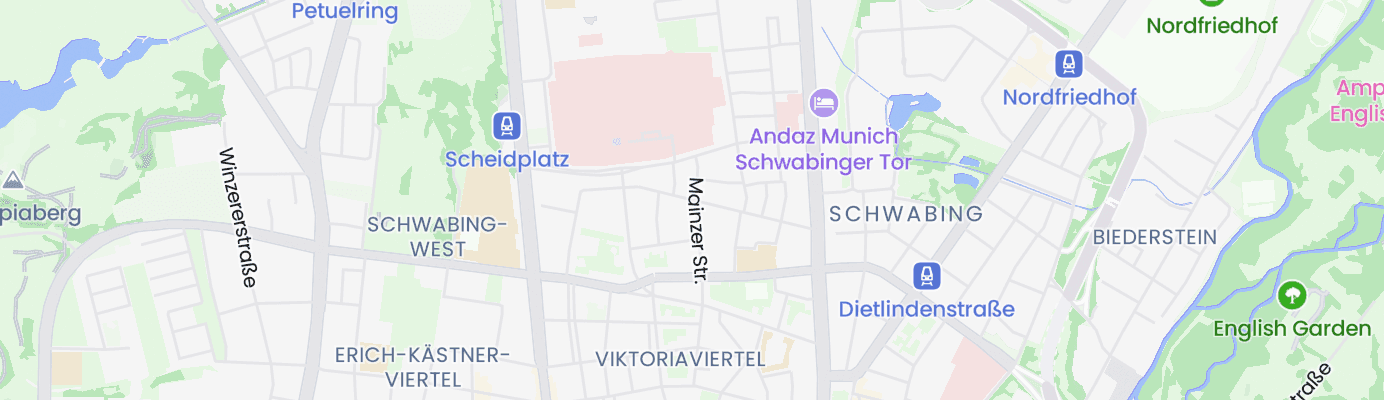 Karte mit dem ungefähren Standort