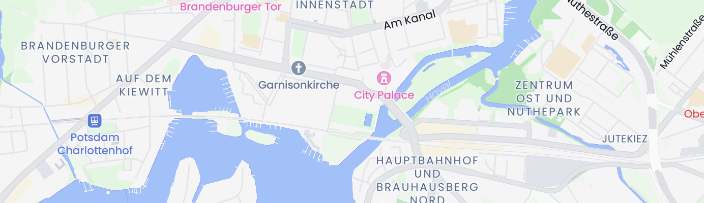 Karte mit dem ungefähren Standort