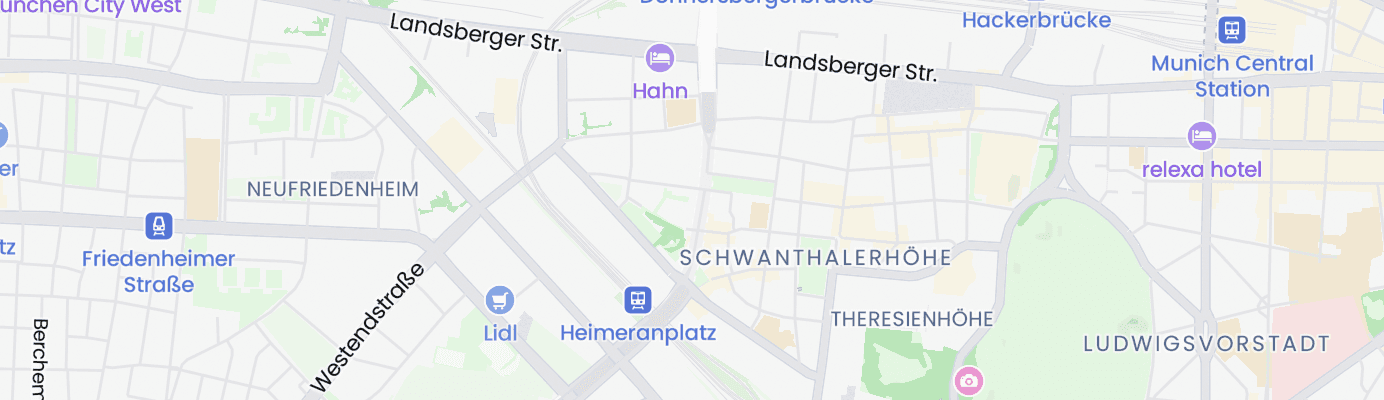 Karte mit dem ungefähren Standort