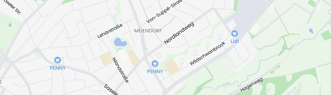 Karte mit dem ungefähren Standort