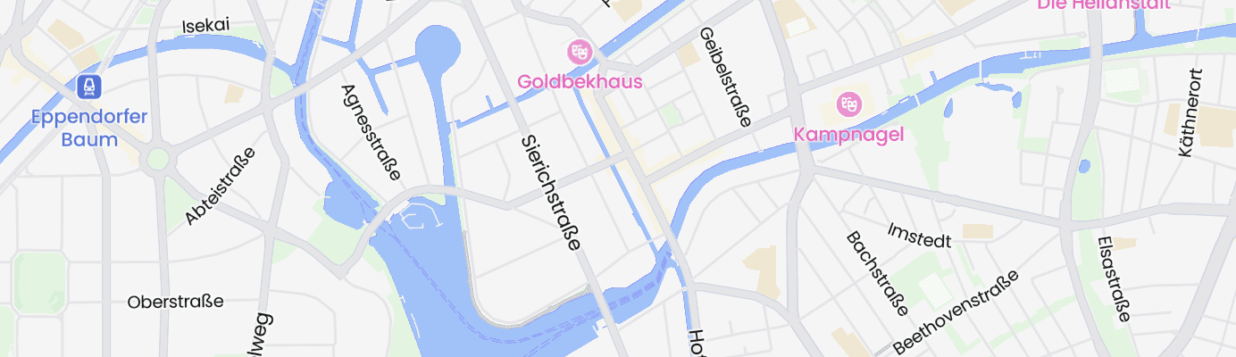 Karte mit dem ungefähren Standort