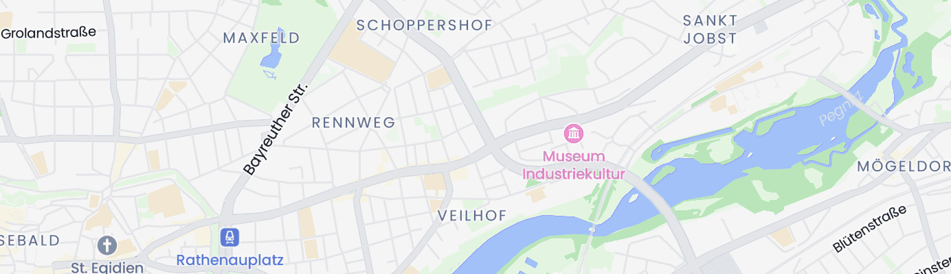Map showing the approximate location