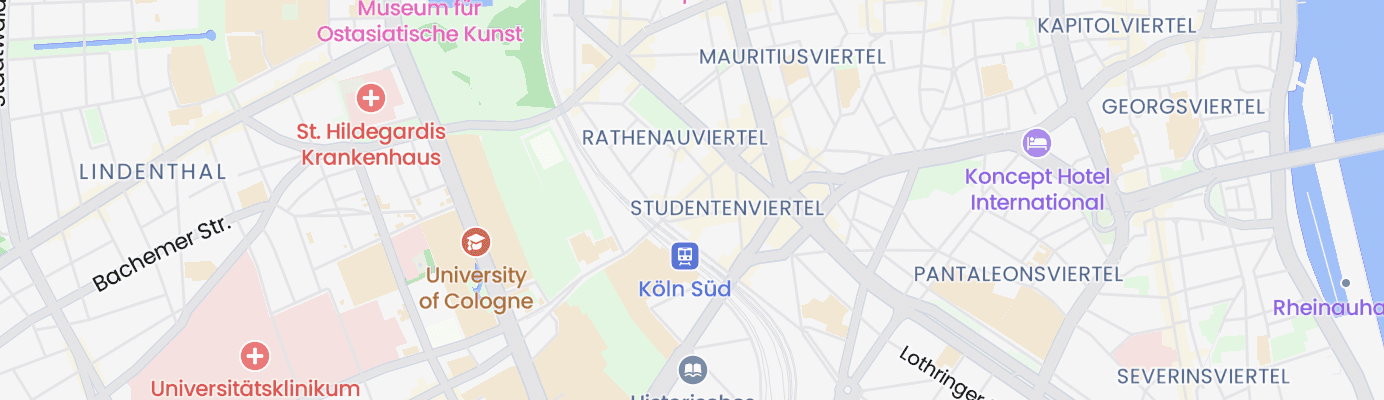Karte mit dem ungefähren Standort