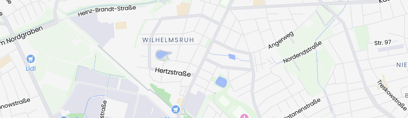 Karte mit dem ungefähren Standort