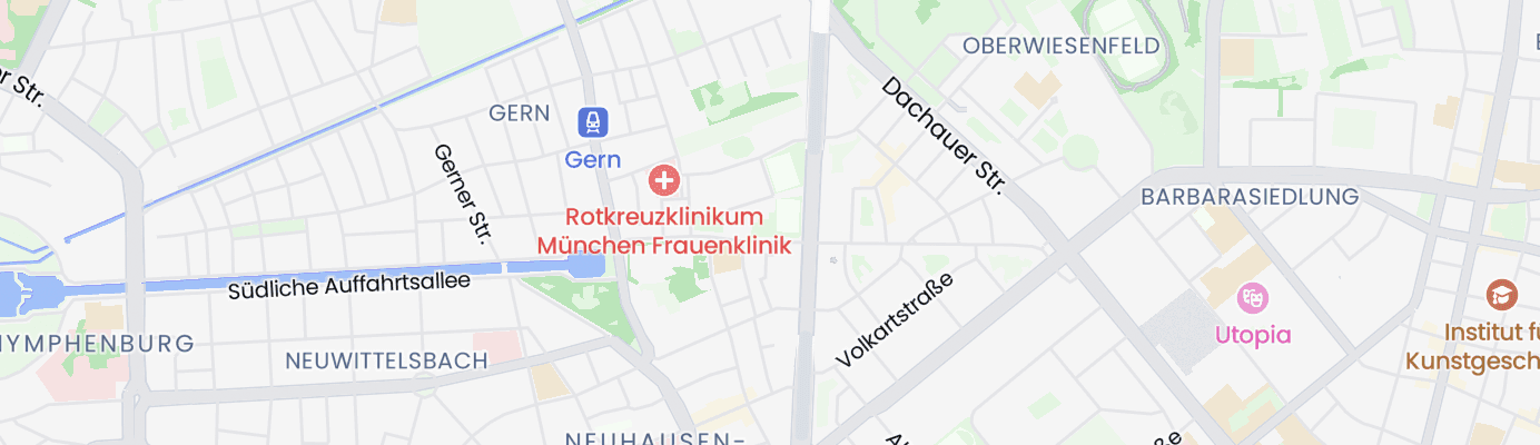 Karte mit dem ungefähren Standort