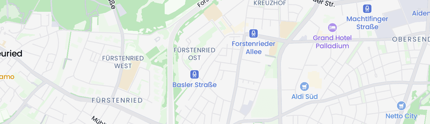 Karte mit dem ungefähren Standort
