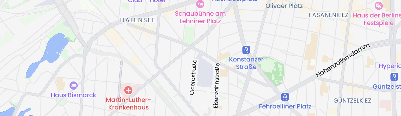 Karte mit dem ungefähren Standort