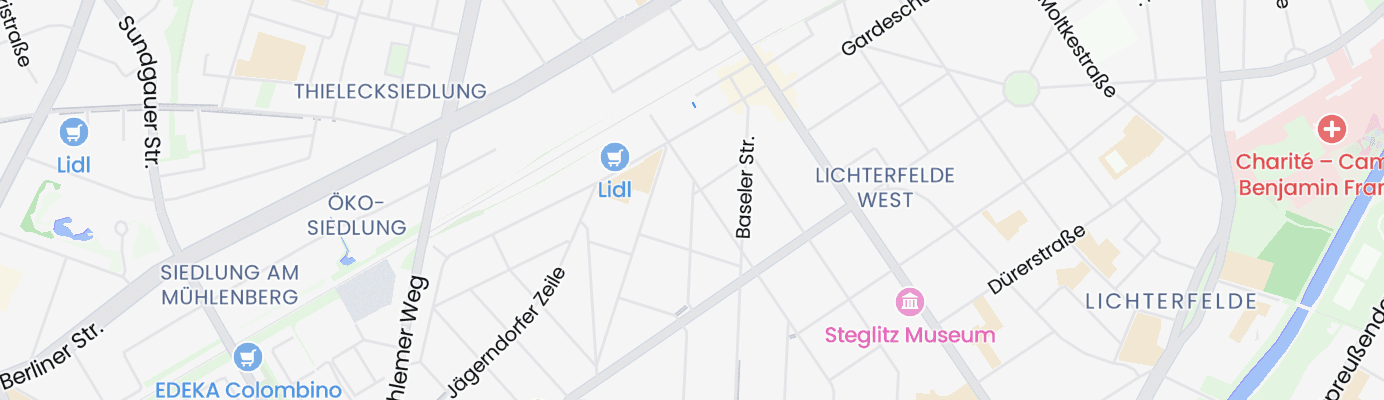 Karte mit dem ungefähren Standort