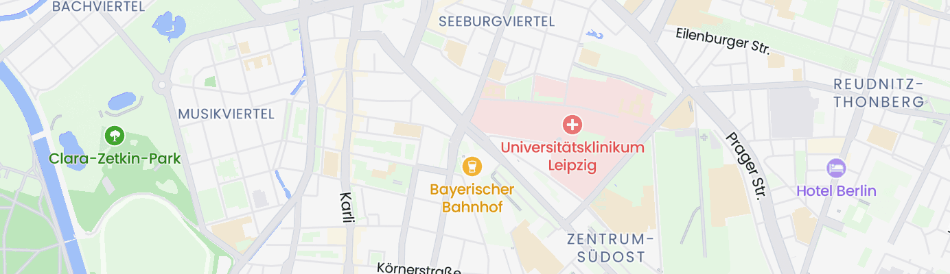 Karte mit dem ungefähren Standort