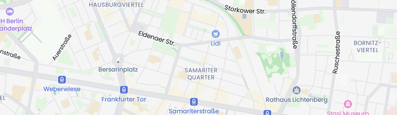 Karte mit dem ungefähren Standort