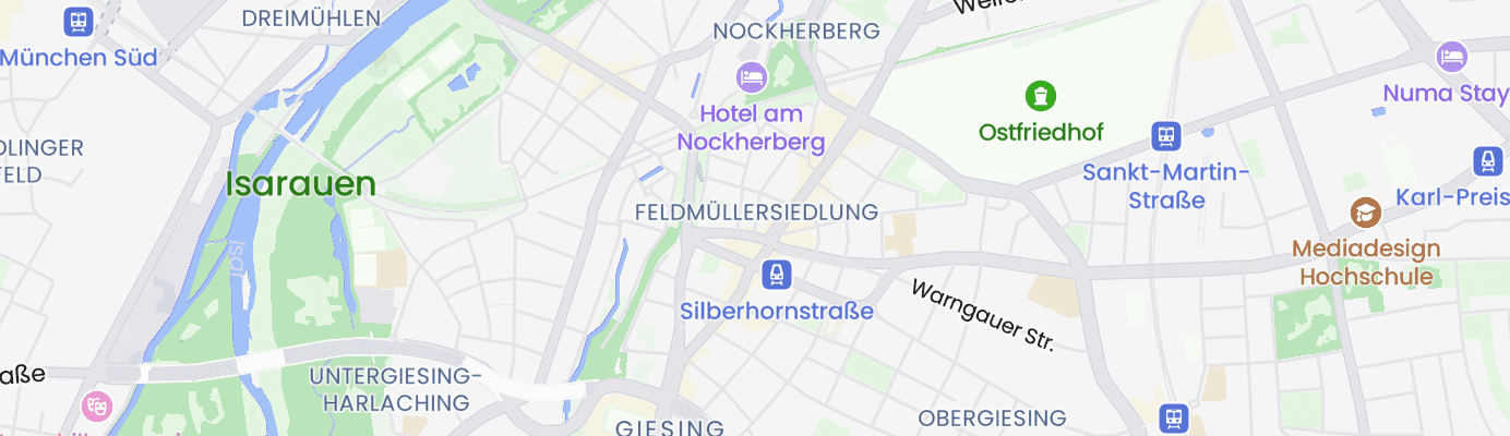Karte mit dem ungefähren Standort