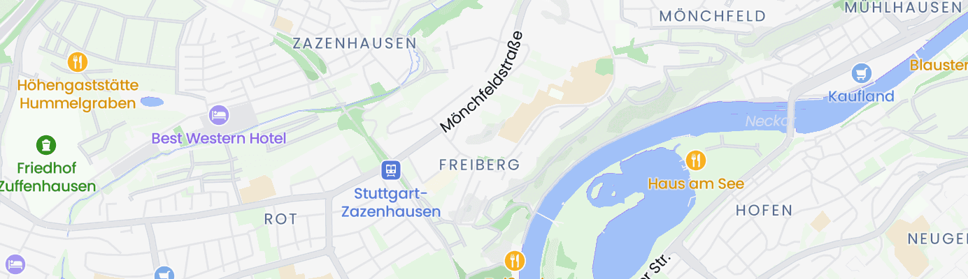 Karte mit dem ungefähren Standort