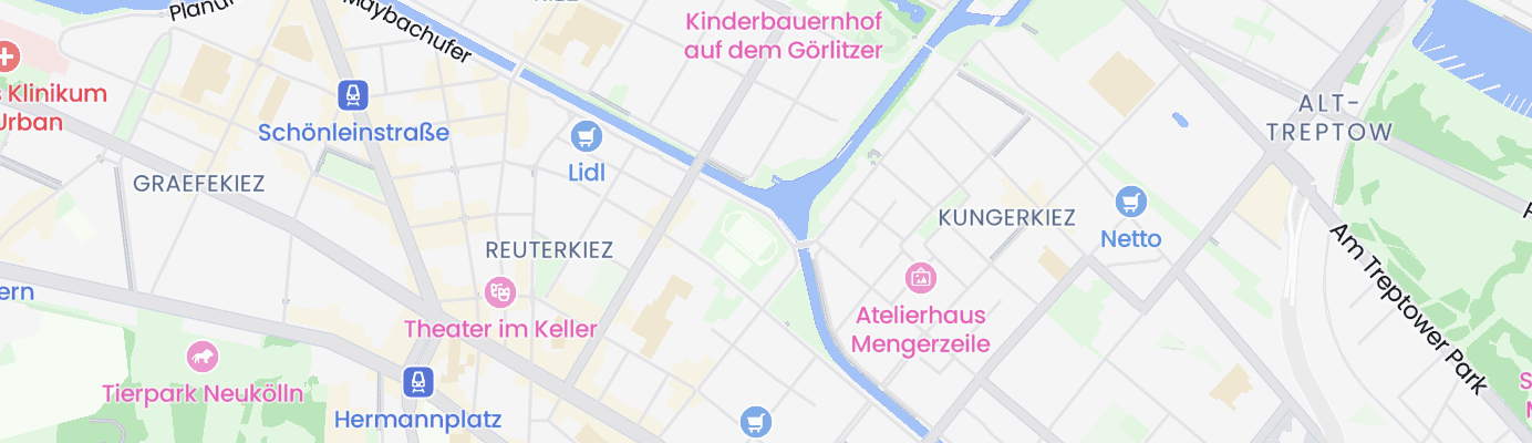 Karte mit dem ungefähren Standort