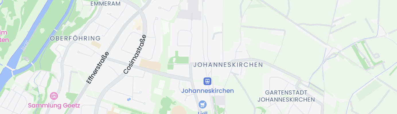 Karte mit dem ungefähren Standort