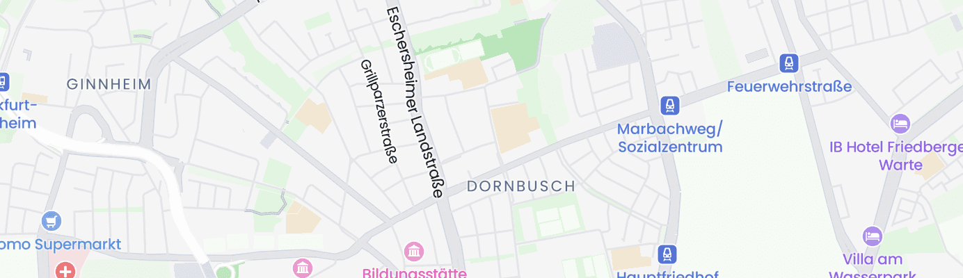 Karte mit dem ungefähren Standort