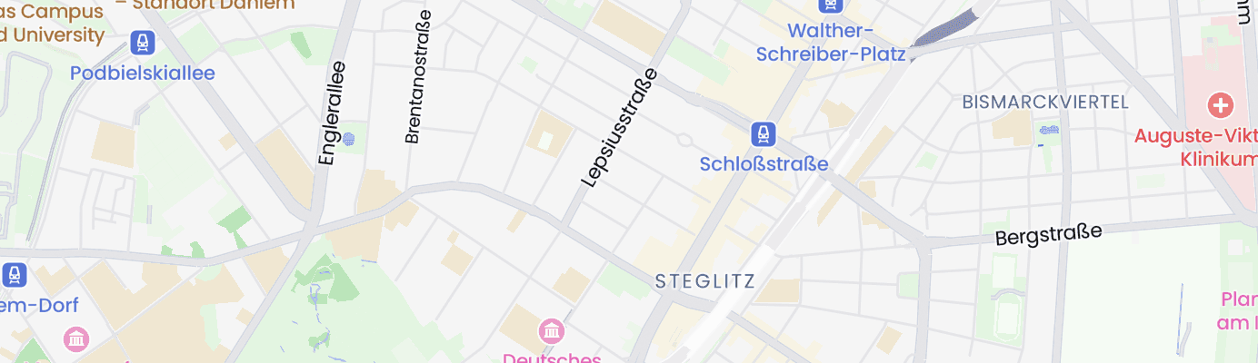 Karte mit dem ungefähren Standort