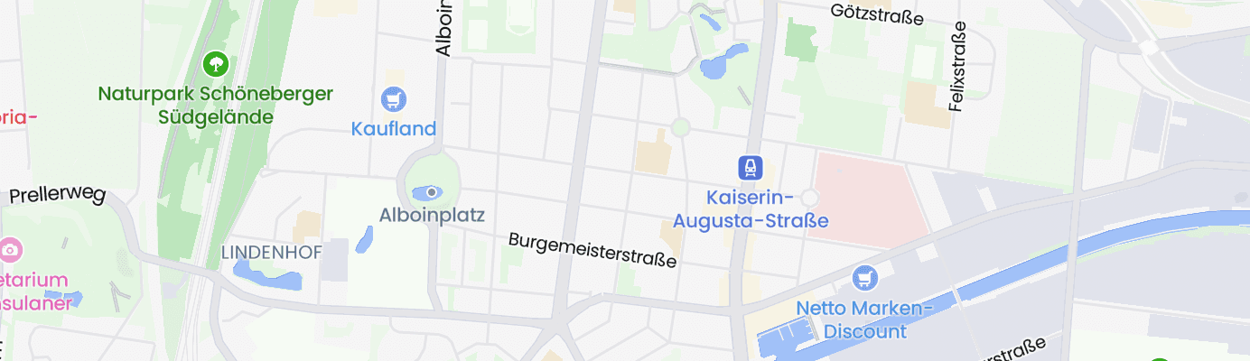 Karte mit dem ungefähren Standort